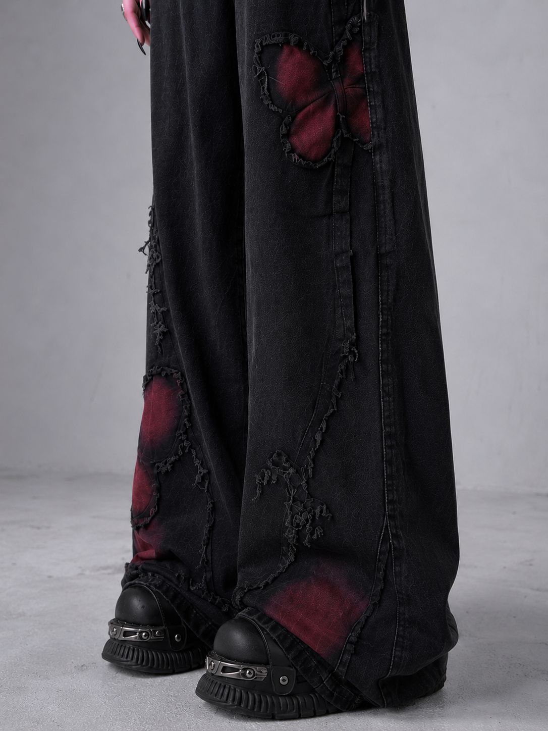 Gothic Baggy Jeans – Y2K Harajuku Grunge Aesthetic