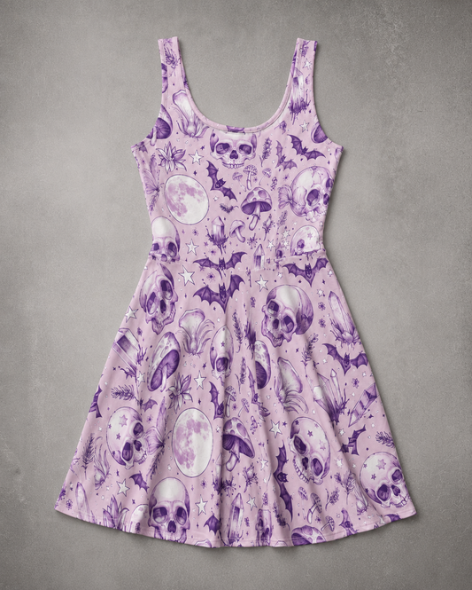 Goth Sugar & Shadows Skater Dress