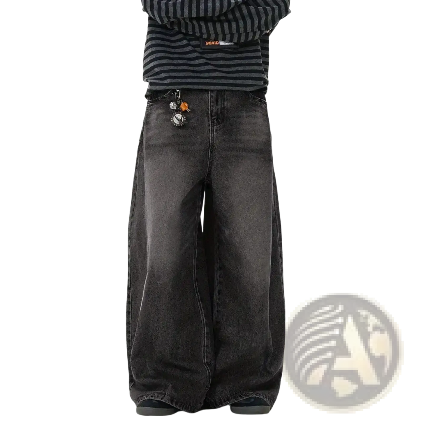 Men's Premium Relaxed Wide Leg Denim Jeans